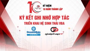 Lễ ký kết triển khai VBA giữa GPIT và chi hội doanh nghiệp Tân Phú